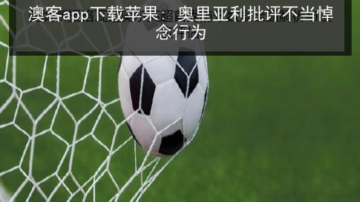 澳客app下载苹果: 奥里亚利批评不当悼念行为